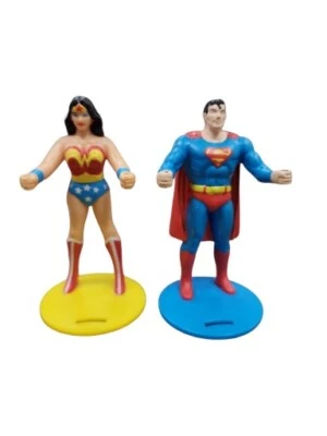Portavasos vintage 1988 DC Wonder Woman y Superman Burger King  Foto 1 de 4