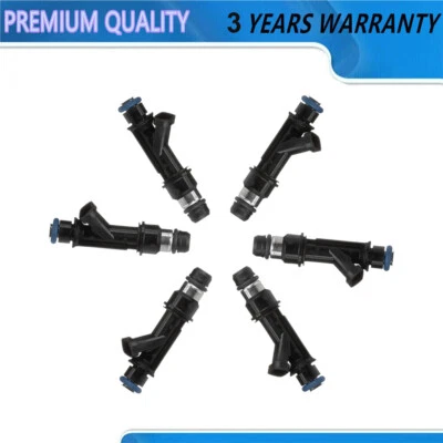 Set Of 6 Fuel Injector FJ313 For 2002 -2005 Buick Lesabre Park Avenue 3.8L V6 - Image 1 of 4