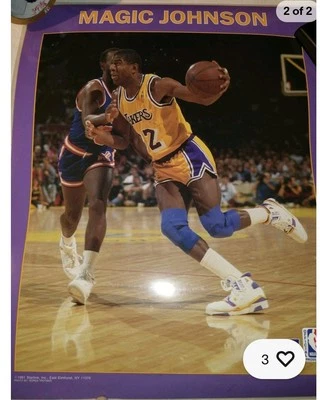 Magic Johnson Lakers Starline Poster 16x20 Sealed New - Image 1 of 3