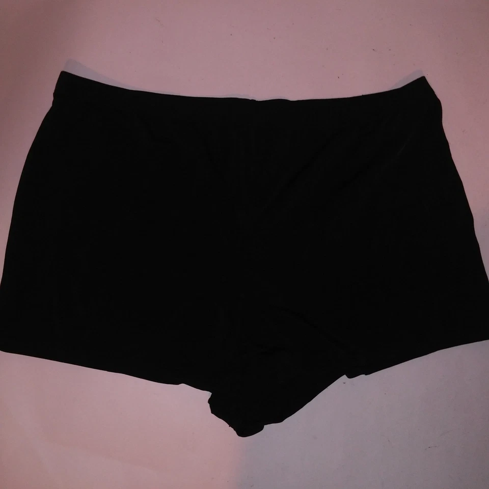 Pantalones Cortos Jaclyn Smith Parte Inferior de Natación 24W Negro Sólido Foto 1 de 4