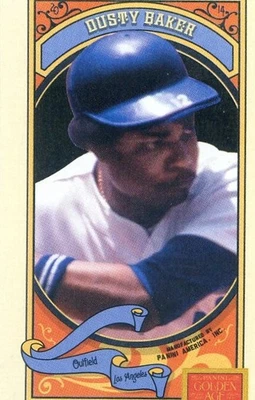 2014 帕尼尼黄金时代迷你 HINDU 红色背面 SP #120 DUSTY BAKER — 第 1/2 张图片