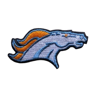 Denver Broncos Iron On Embroidery Patch, Broncos Football Patch - 2.75" x 1.25" - Picture 1 of 2
