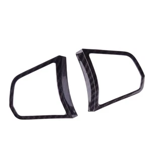 2pcs Interior Steering Wheel Button Frame Trim Fit for BMW 5 F10 7 F01 F02 - Picture 1 of 5