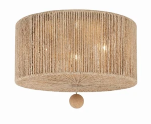 Crystorama Lighting Group JES-B7103 Jessa 3 Light 16"W Flush - Silver - Picture 1 of 11