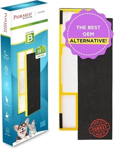 NOS PurMed TRUE HEPA 99.97% W/carbon Filter "B" Replacement PH4110, FLT4825 - Picture 1 of 2