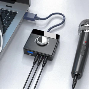 Scheda audio USB2.0 adattatore audio per desktop laptop notebook computer PC - Foto 1 di 9