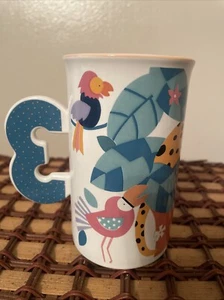 Taza de café Mikasa Happy Three taza de cerámica niños cumpleaños animales de zoológico nueva - Imagen 1 de 7