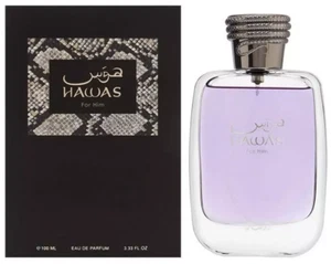 Rasasi Hawas for Him 3.3 fl oz 100 ml Men Eau de Parfum Brand New Sealed Box - Picture 1 of 3