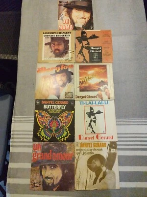 Lot De 9 DISQUES VINYLES 45T Danyel Gérard - Photo 1/3