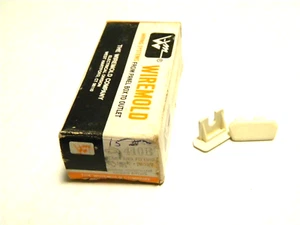 Wiremold 410B End Fitting Ivory New Old Stock - Picture 1 of 1