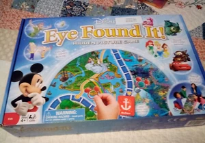 World of Disney Eye Found It Board Game I Spy Hidden Picture Game Complete EUC - Picture 1 of 14