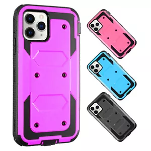 Für iPhone 11 Pro/11/11 Pro Max Hybrid Holster Clip Hart Ständer Hülle Cover - Bild 1 von 36