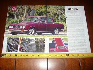 ALFA ROMEO BERLINA 1973 - ARTICOLO ORIGINALE - Foto 1 di 3