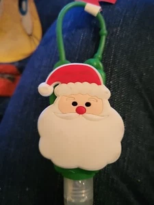 Silicone Bottle Holder Carrying Case, 1oz Hand Sanitation Santa - Picture 1 of 2