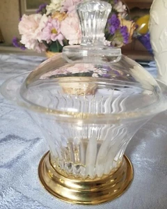 Killarney Irish Crystal With 22 Carat Gold Finishing Candy Dish - Picture 1 of 23