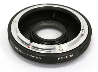 Canon FD lens to Canon EOS EF mount adapter 5D II 7D 50D 60D 600D 650D 1100D - Image 1 of 2