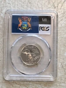 2004-S Michigan Statehood Silver Quarter PCGS PR69DCAM - Picture 1 of 3