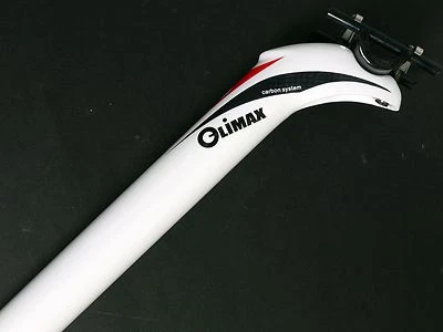 mr-ride Climax 3K full carbon seatpost SP03B Road MTB 31.6x350 SB25 165g White - Image 1 of 4