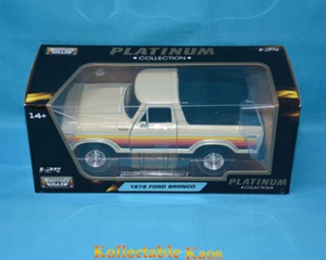 1:24 Motormax - Platinum Collection - 1978 Ford Bronco - Free Wheeling Version - Picture 1 of 2