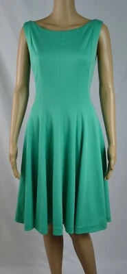 New B Michael America Red Collection Women's Ponte Dress Green Size 4 - Image 1 of 4