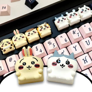 Cute Chiikawa Usagi Anime Keycap For Mechanical Keyboard Resin Statue Model Gift - Picture 1 of 20