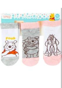 CALZINI COTONE BABY NEONATO CALZE BAMBINO BIMBO WINNIE POOH 0/3 6 9 12 18 MESI - Imagen 1 de 1
