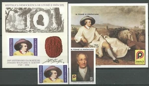 Écrivain, Goethe - Sao Tomé - A/B ** MNH - Photo 1/1