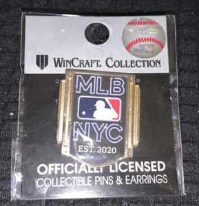 MLB NYC ESTABLISHED 2020 STORE GRAND OPENING PIN 100 VERY RARE IN HAND MINT - Picture 1 of 2