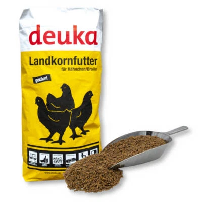 Deuka Hähnchen Mastfutter Landkornmast 25 kg Geflügelfutter Hühnerfutter - Bild 1 von 4