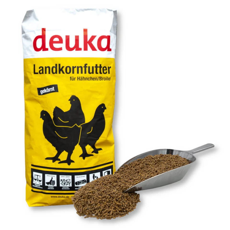 Deuka Hähnchen Mastfutter Landkornmast 25 kg Geflügelfutter Hühnerfutter - Bild 1 von 4