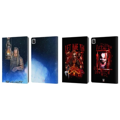 CUSTODIA PORTAFOGLIO LIBRO UFFICIALE WWE BRAY WYATT IN PELLE PER APPLE iPAD