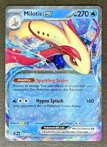 Tarjeta Pokémon Milotic ex #042/191 ultra rara Surging Sparks TCG CASI NUEVA+ - Imagen 1 de 2