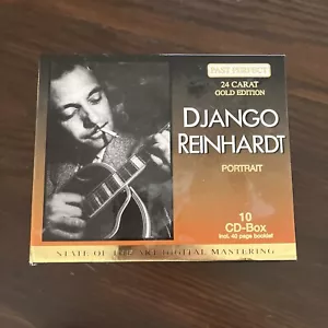 10CD Box Django Reinhardt: The Gypsy Guitarist 24 Carat Gold Edition Booklet - Picture 1 of 13
