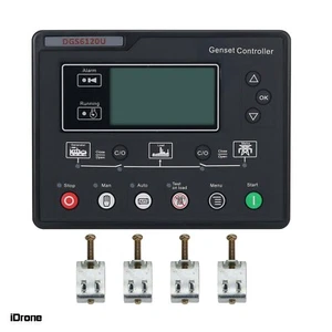6120U Genset Controller Diesel Generator Set Controller LCD Automatikstart - Bild 1 von 7