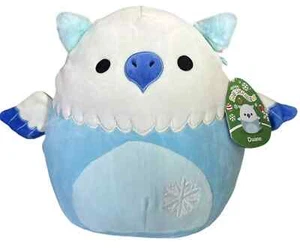 Neu mit Etikett Squishmallows 12 Zoll DUANE the Griffin 2023 Weihnachten mythisch blau Plüsch 🔥 - Bild 1 von 2