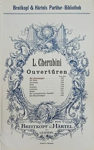 Luigi Cherubini - Die Abenceragen Overture Breitkopf & Härtel Score  - Picture 1 of 1