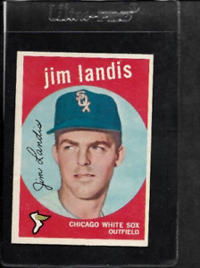 1959 Topps Jim Landis #493 Chicago White Sox Baseball Card NM