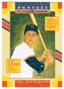 1990 Donruss Diamond Kings Puzzle Carl Yastrzemski - Picture 1 of 2