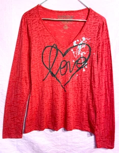 Rocker Girl~ Love~All Access~Entertainment Long Sleeve Shirt XL[15/17 - Picture 1 of 5
