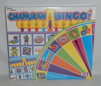 NEW Sealed Hanukkah Chanukah Jewish Educational Toys JET Bingo Game - Image 1 of 3