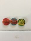 Retail Clerks Union Pins Lot Of 3 October And November 1964 And May 1965
