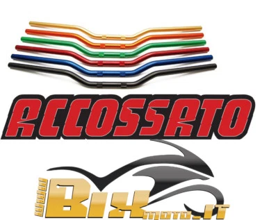 MANUBRIO MOTO ACCOSSATO STRADALE ALLUMINIO HB173 APRILIA > TUONO SHIVER - Immagine 1 di 2