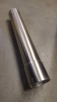 F21 F20 BMW M140i Exhaust Resonator Res Delete Pipe in OEM Bore Weld + Clamp On