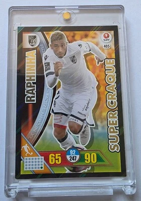 2016 TRUE ROOKIE RAPHINHA #405 SUPER CRAQUE - ADRENALYN XL LIGA NOS - VITORIA - Image 1 of 4