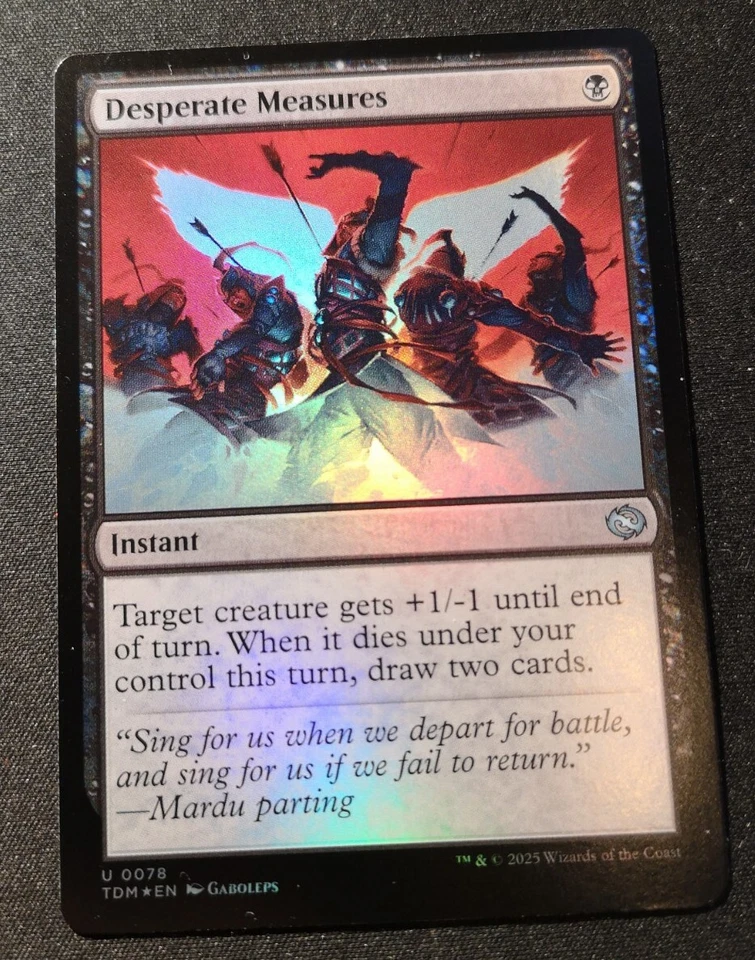 Desperate Measures - Foil - TDM - MTG - EN - NM - 0078 - Image 1 of 1