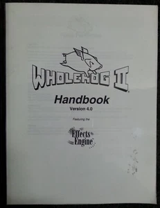 Whole Hog II Handbuch Version 4.0 Flying Pig Systems Original Handbuch - Bild 1 von 5