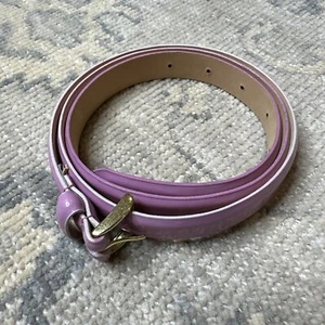 J.Crew Women's Size Medium Italian Leather Pink 5/8” - Picture 1 of 6