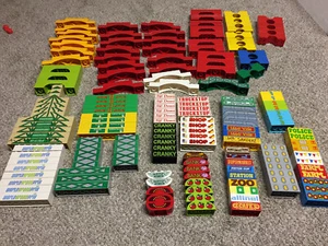 Lego Duplo Bogenbrücke gebogener Druck Café Station Kolben nach unten launisch Polizei - Bild 1 von 60