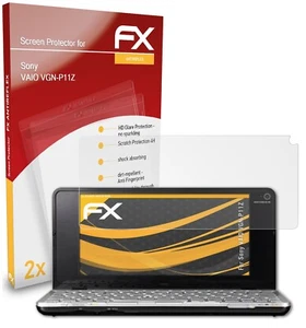 atFoliX 2x Screen Protection Film for Sony VAIO VGN-P11Z matt&shockproof - Picture 1 of 8