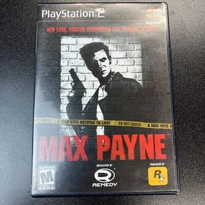 Max Payne - PlayStation 2 - PS2 - Complete CIB - Black Label Tested - Picture 1 of 5